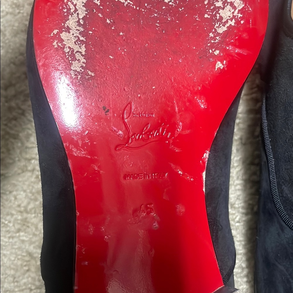 Men's Black Suede Shoes - Picture 4 of 4